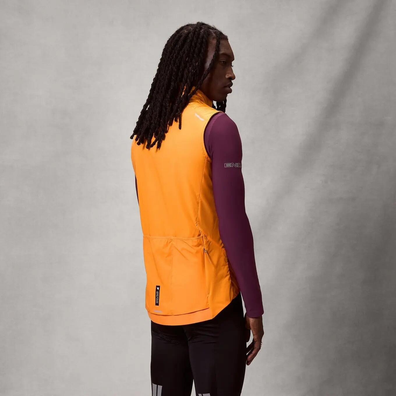 Endura Pro SL Race Men's Sleeveless Vest - Orange 2/7