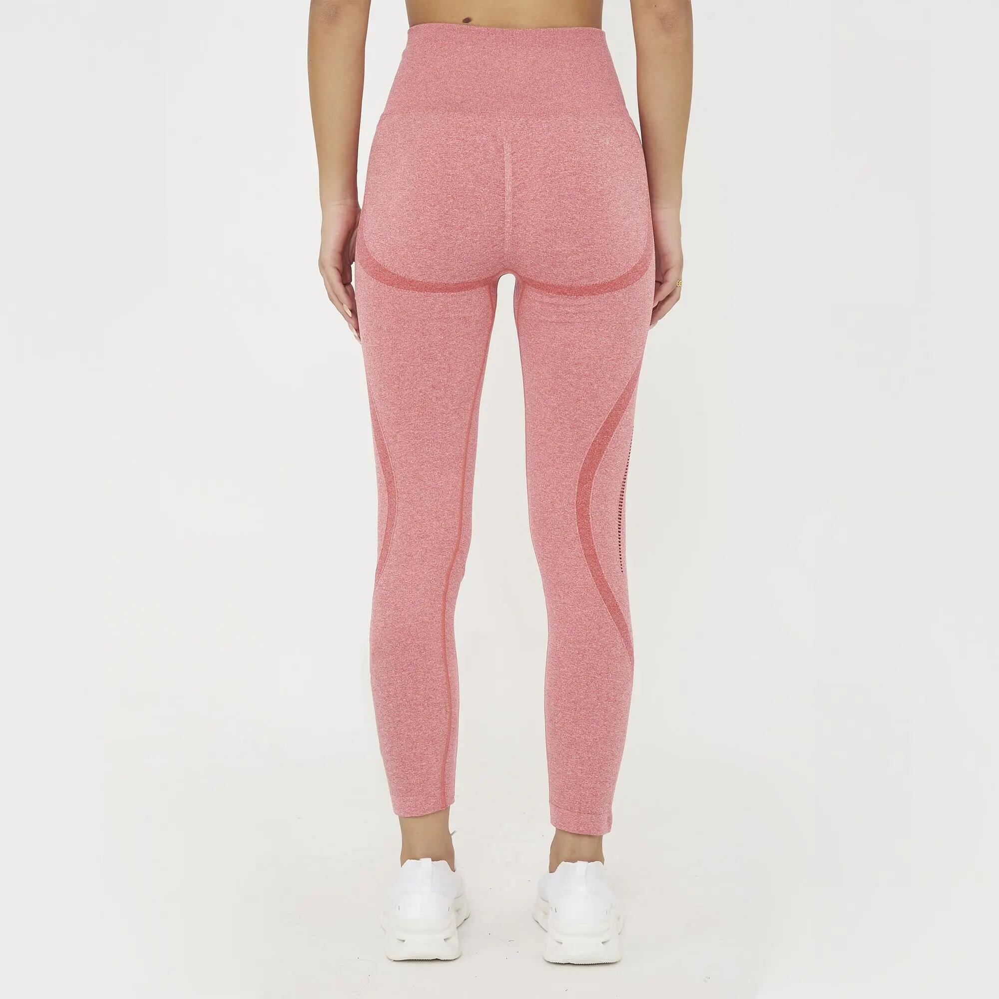 Women's T-shirt and leggings set Rue + Leslie Dark pink 5/8