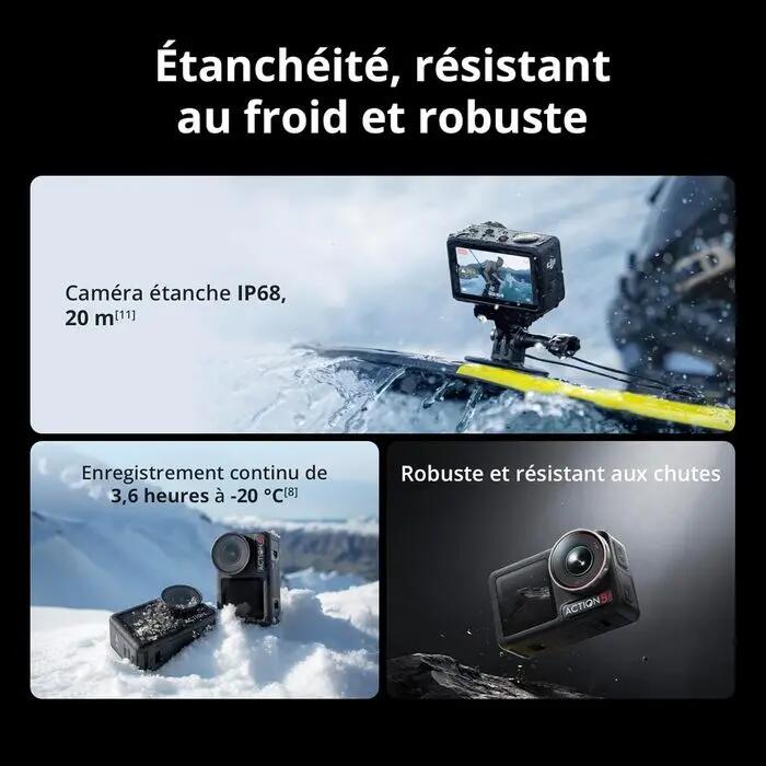 Caméra sport DJI Osmo Action 5 Pro Advanced Combo Noir 4/7
