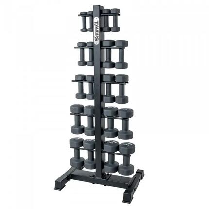 Rack à haltères - Fitness - 10 paires - Taurus - Noir
