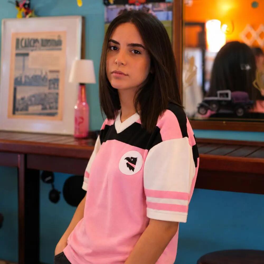 Palermo F.C. 1979 - 80 - Maillot de Foot Rétro - Rose – COPA Football 2/7