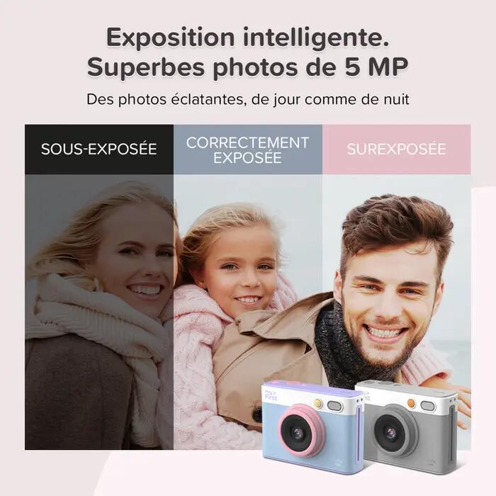 Appareil photo instantané enfant CAMERA INSTA LUX Gris 6/7