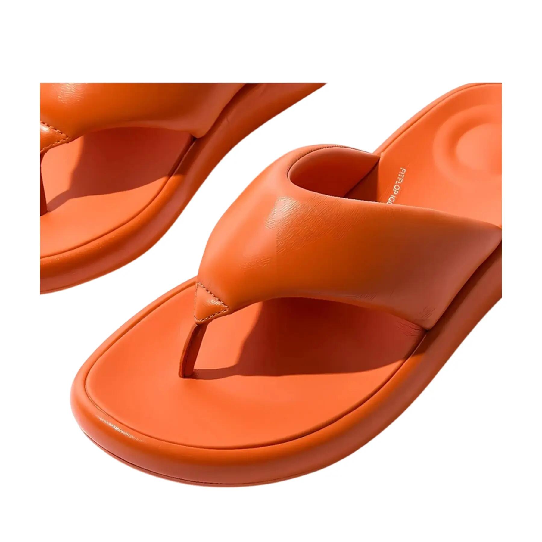 Leren iQushionsandalen met vulling voor dames (Satsuma) 5/5