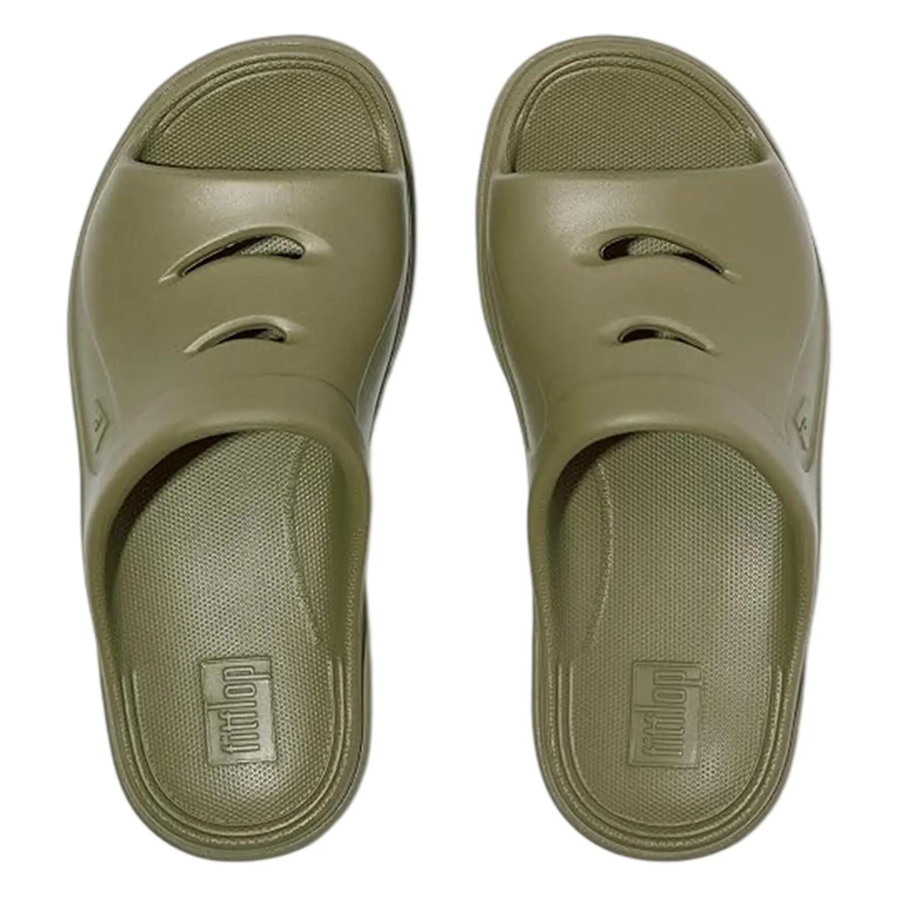 Sandales Motif/style Tonal RELIEFF Femme (Kaki) 3/5