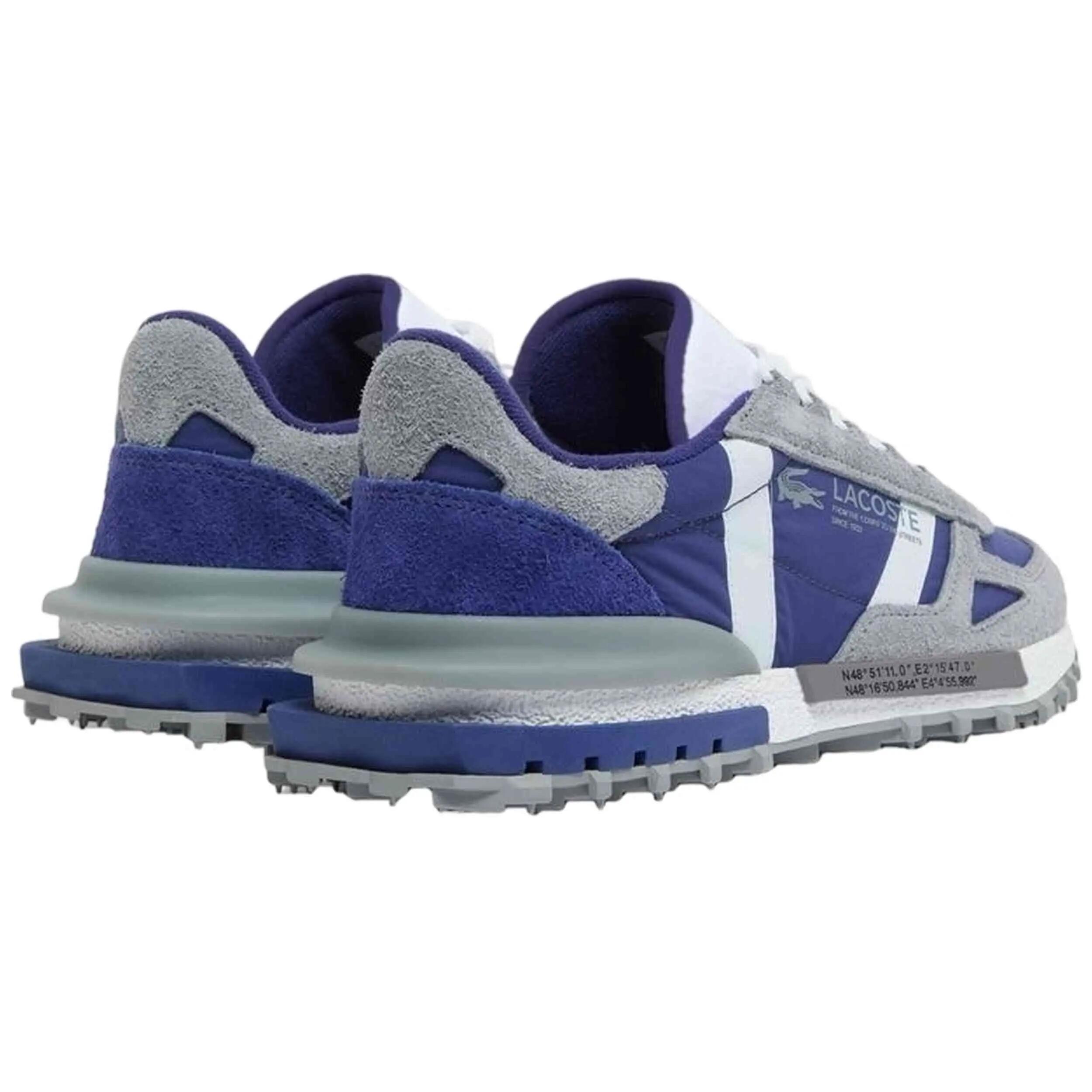 Baskets Lacoste modèle Elite Active "Azul Marino / Gris" pour homme 3/5