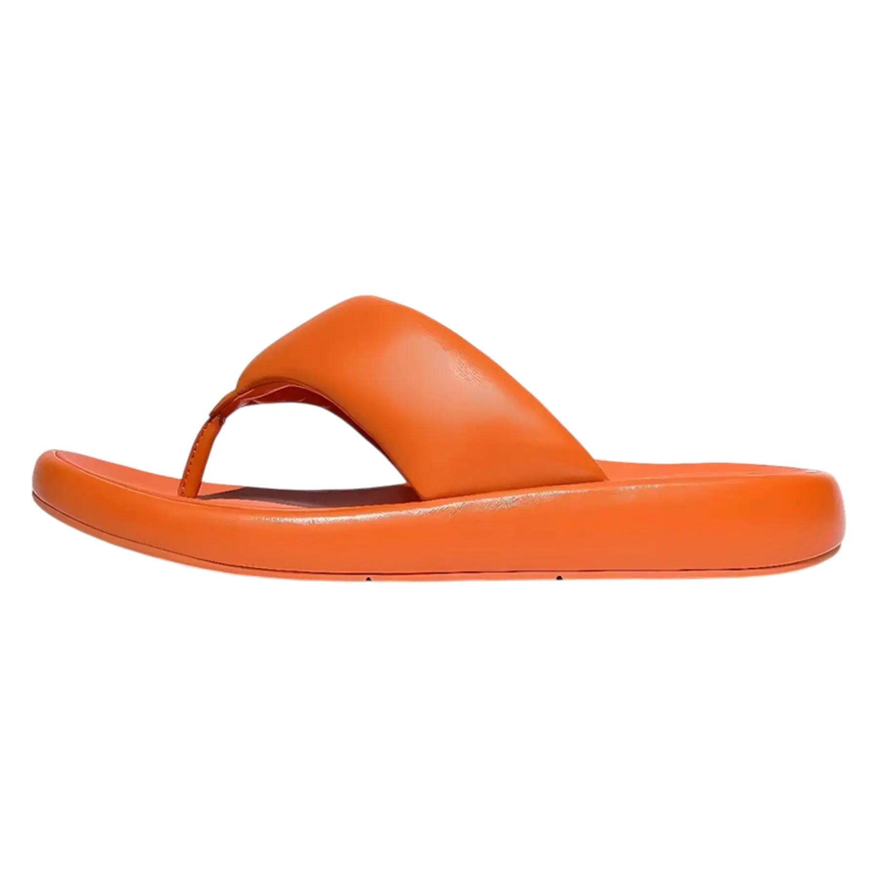 Leren iQushionsandalen met vulling voor dames (Satsuma) 2/5