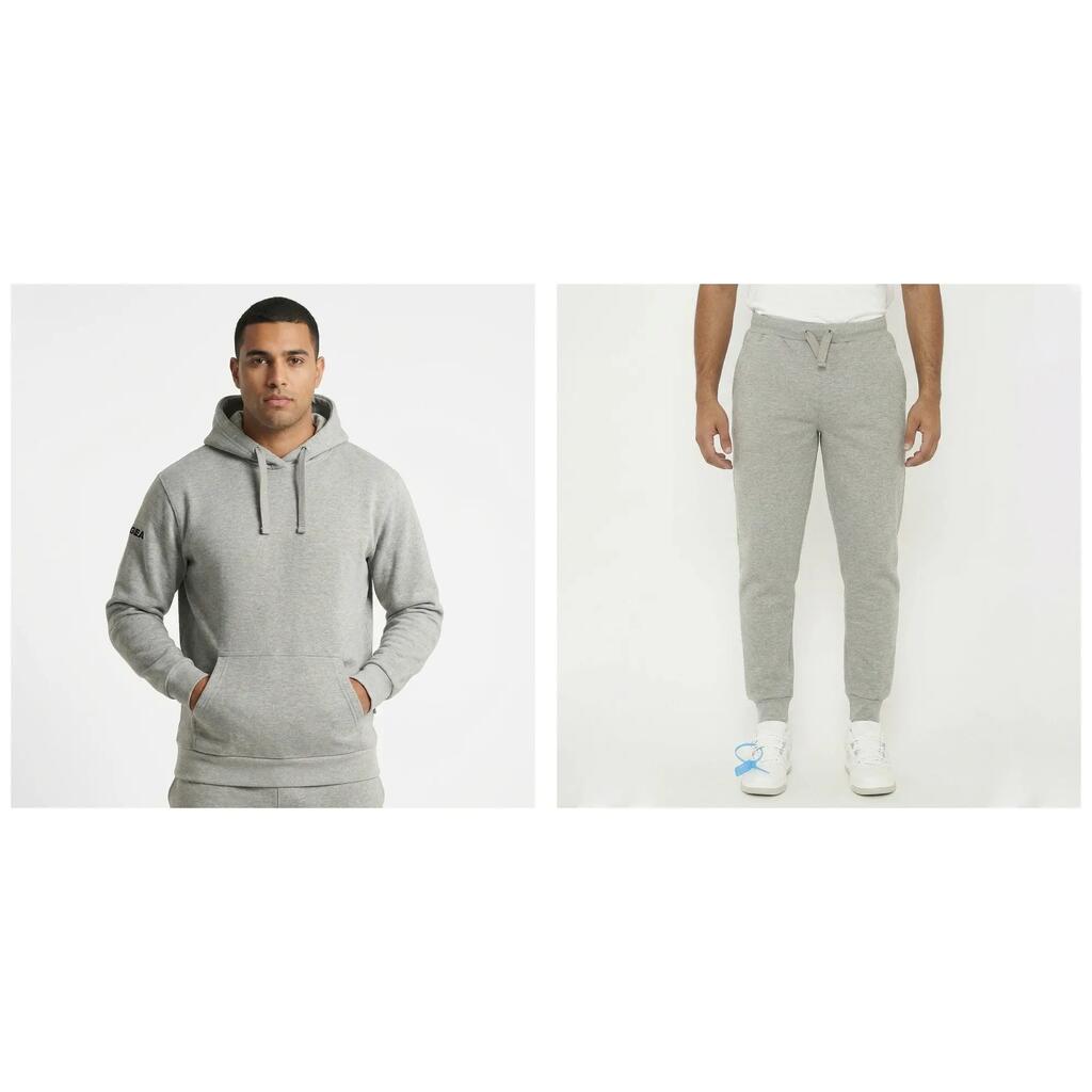 Спортен екип унисекс Spalato Oversize + Sofia Oversize Сив меланж