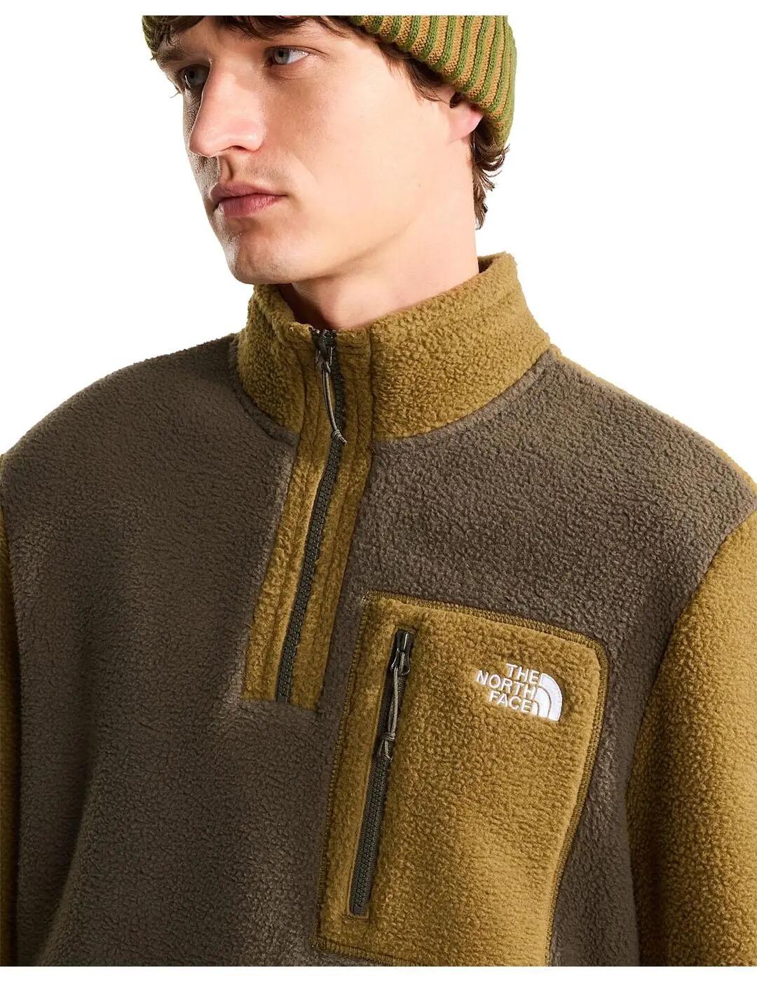 Sudaderas jerseys polares para Hombre The north face Yumiori Verde 5/5