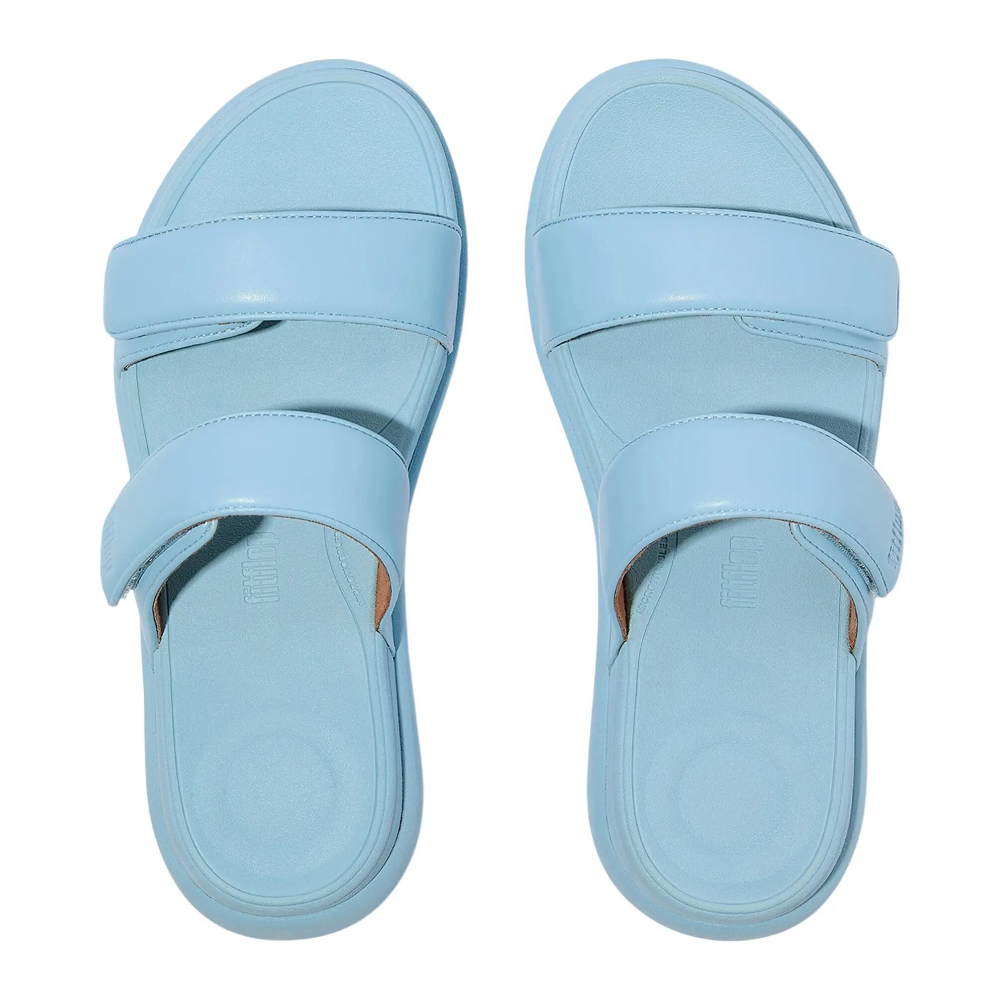 FMode verstelbare slippers met platte zool voor dames (Bondi Blauw) 3/6