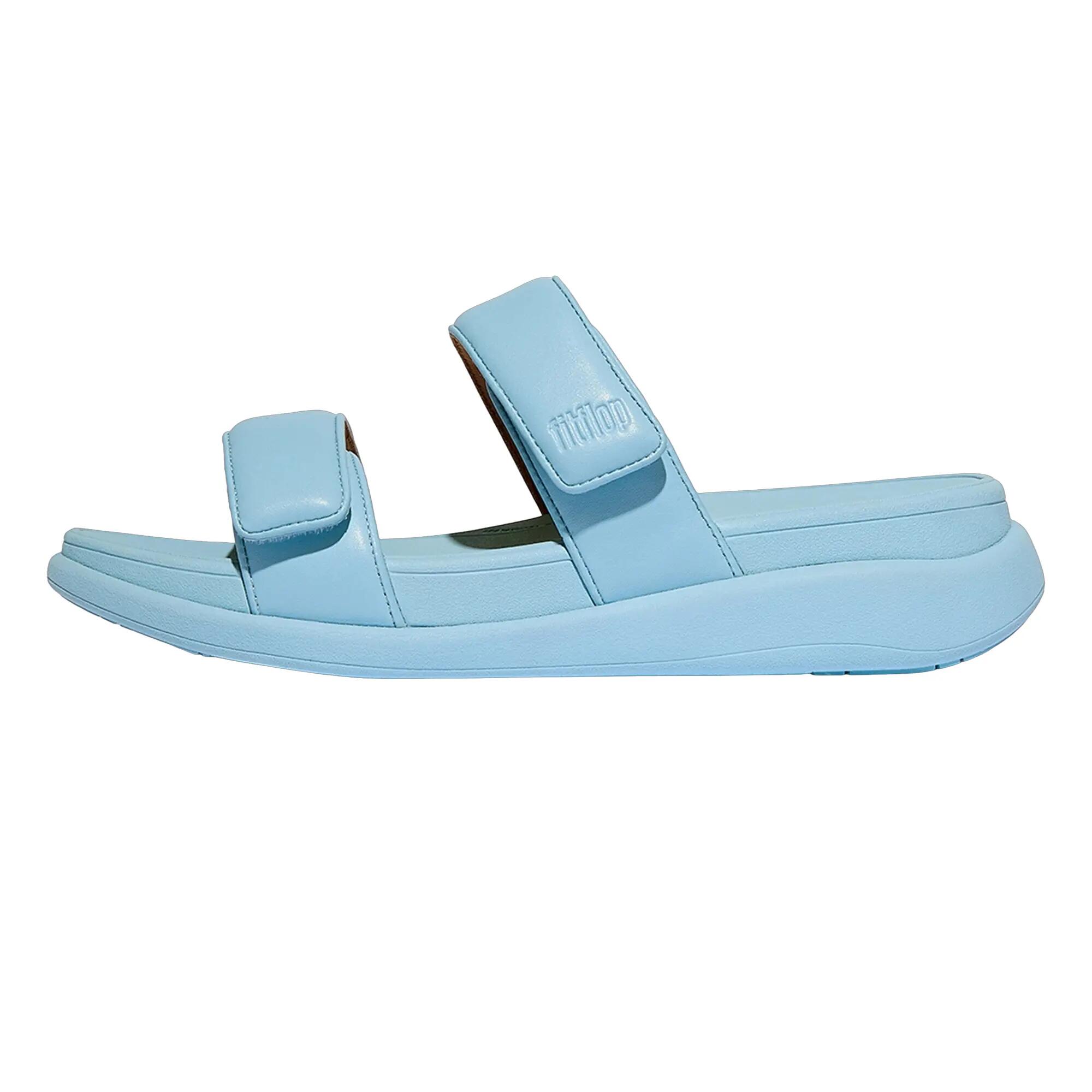 FMode verstelbare slippers met platte zool voor dames (Bondi Blauw) 2/6