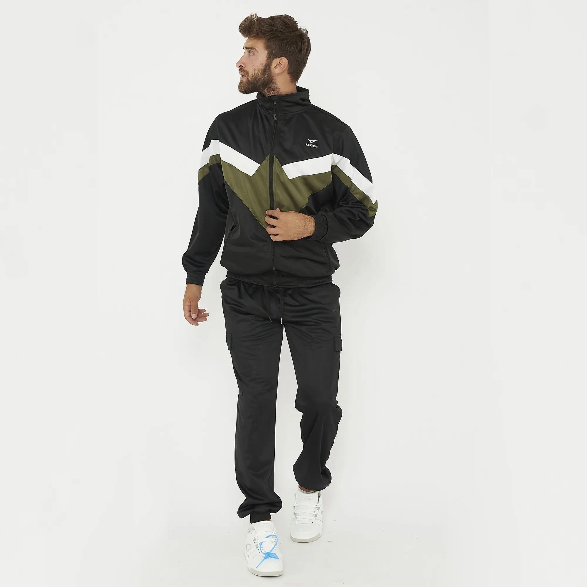 Survêtement homme Loose + P-CARGO Noir / Vert militaire 6/8