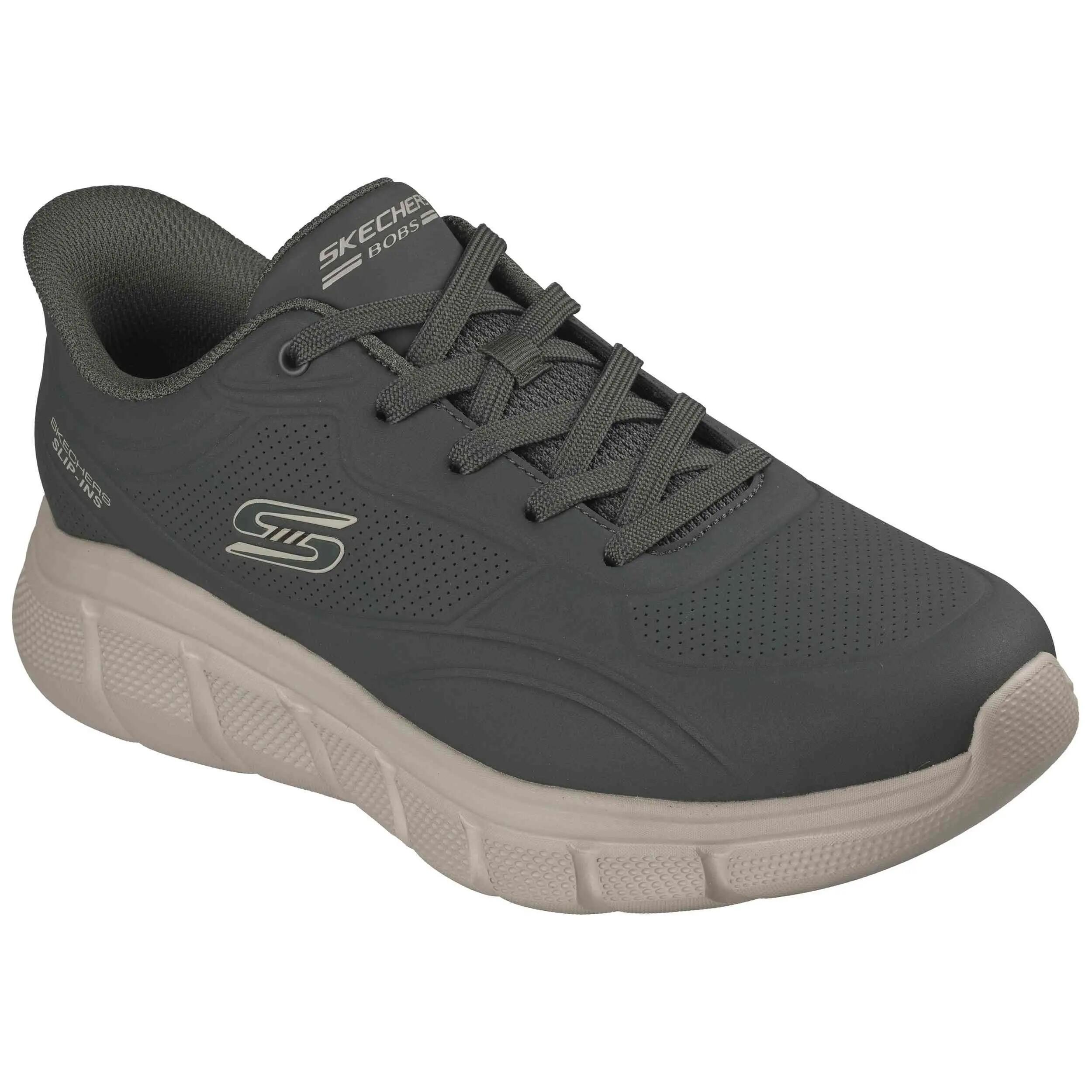 Baskets Skechers modèle Slip-ins: Summits - True Stride "Oliva" pour homme 3/5