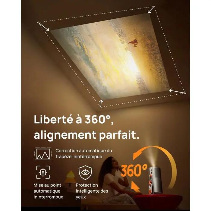 Vidéoprojecteur Portable  XGIMI MoGo 4 avec Trépied PowerBase 5/7