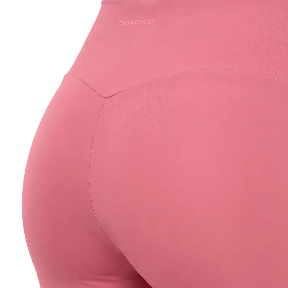 Legging de sport taille haute femme Garnier HW-W Berry Bordeaux 5/7