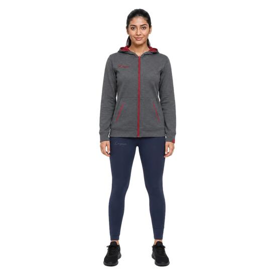 Ensemble sweat et legging femme Osha Gris chiné foncé / Rose foncé / Bleu marine