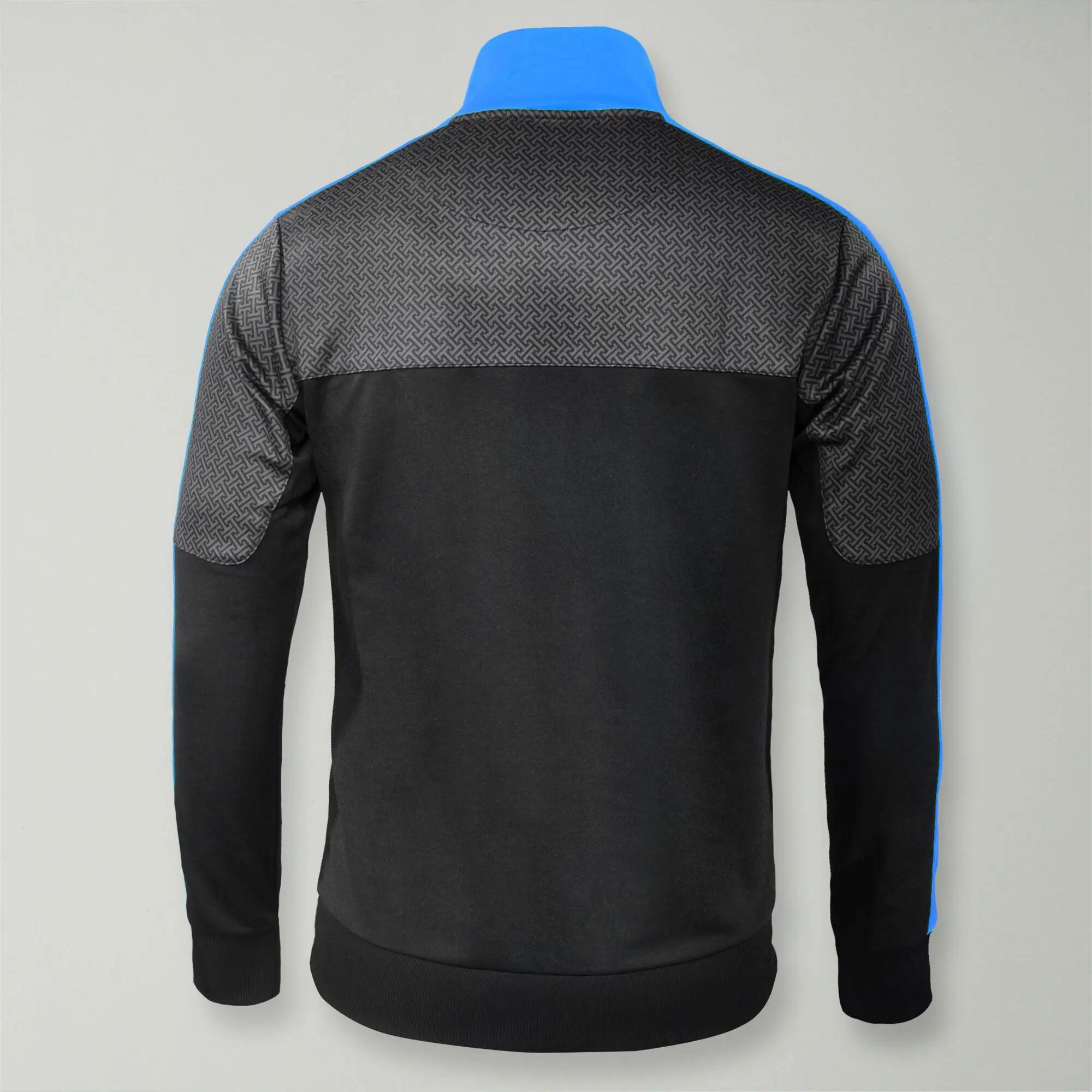 Tuta sportiva unisex Damasco + Tokyo Nero / Celeste fluo 4/8