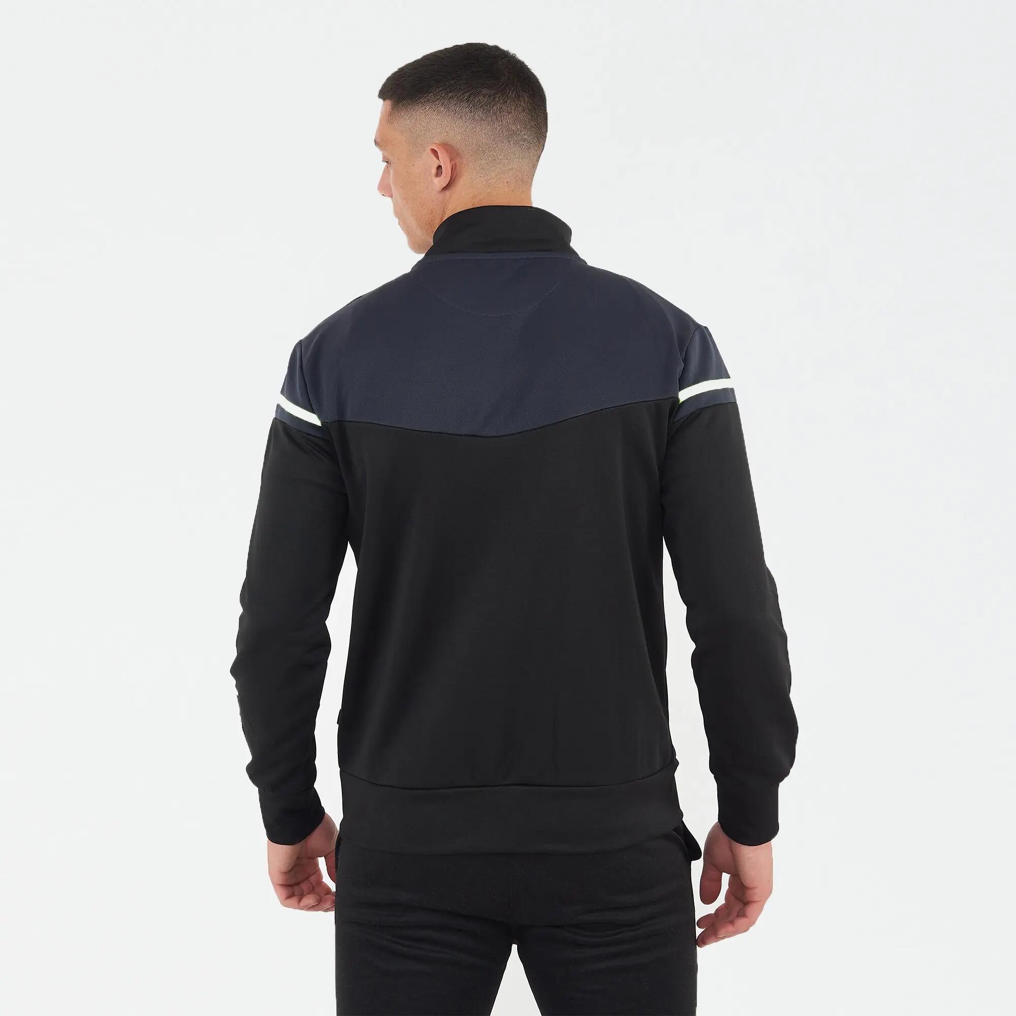 Tuta sportiva unisex Sender Oversize + Fiondo Nero / Grigio scuro 4/8