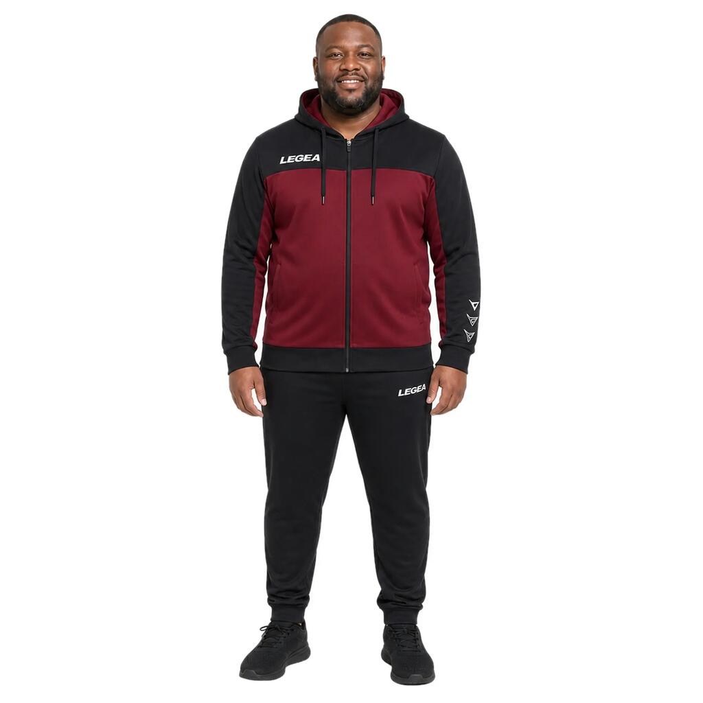 Спортен екип за мъже Flex Oversize + Fiondo Черен / Бордо