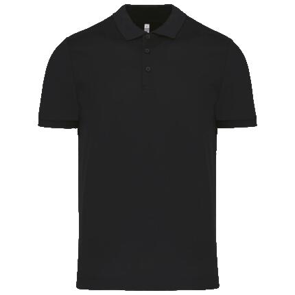 Polo piqué performance homme - Black - XS