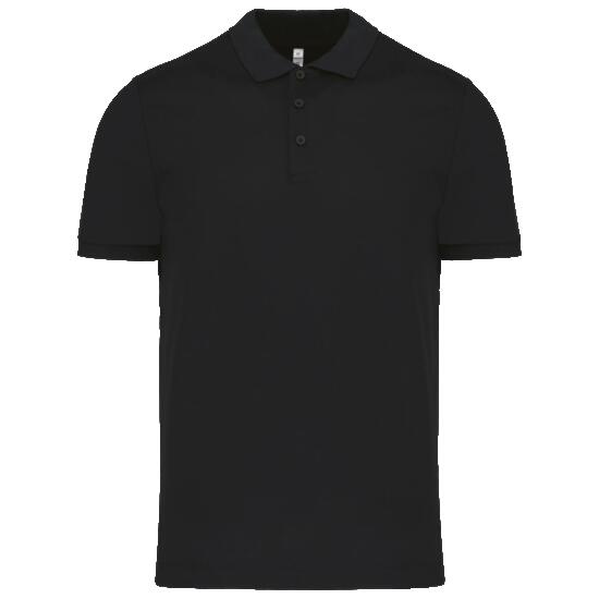 Polo piqué performance homme - Black - XS