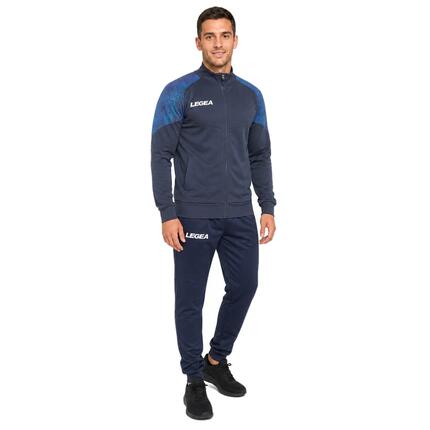 Survêtement unisexe Manila + Cuba Gris foncé / Turquoise / Bleu marine