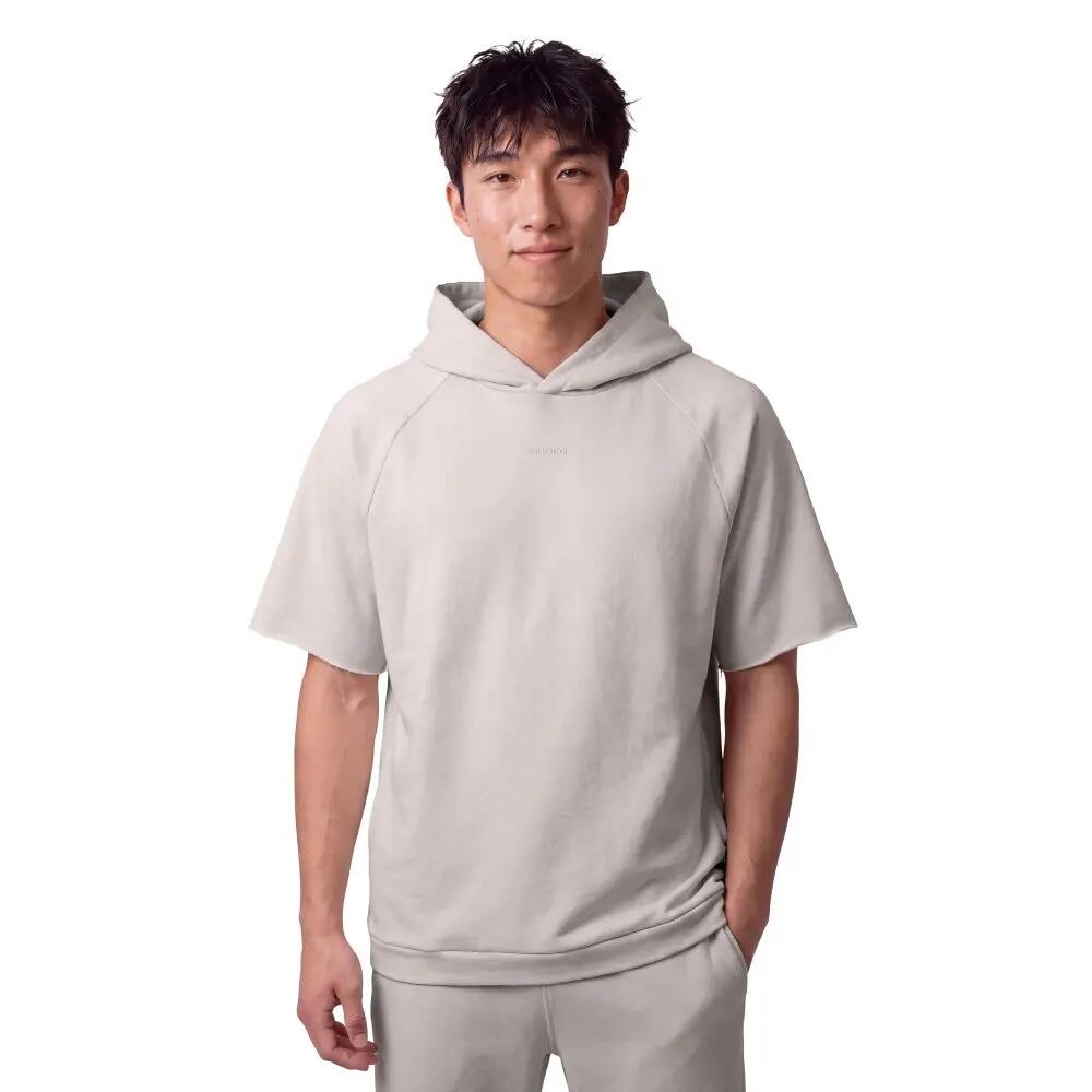 Sweat à capuche sport manches courtes homme Kirov Gray Gris 1/8