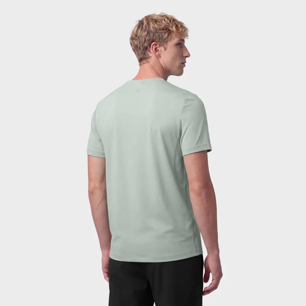 T-shirt técnica de treino de manga curta para homem Loys Green Verde 6/8