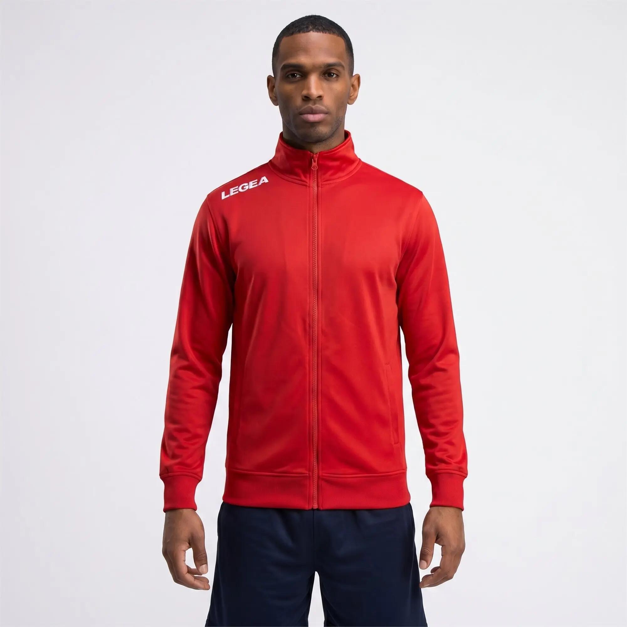 Trainingspak heren Tyrel + Cuba Rood / Marineblauw 2/8