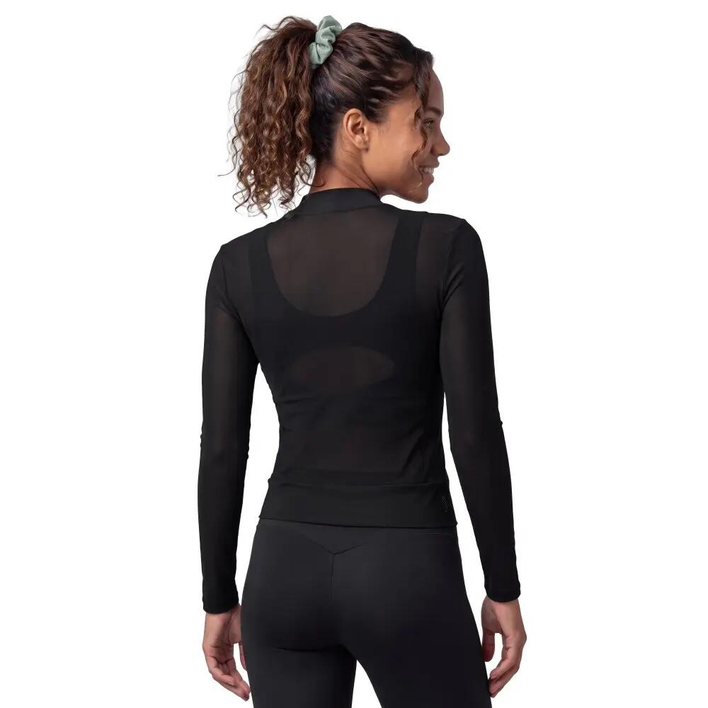 Top manches longues en mesh femme Soho Mesh-W Black Noir 2/7