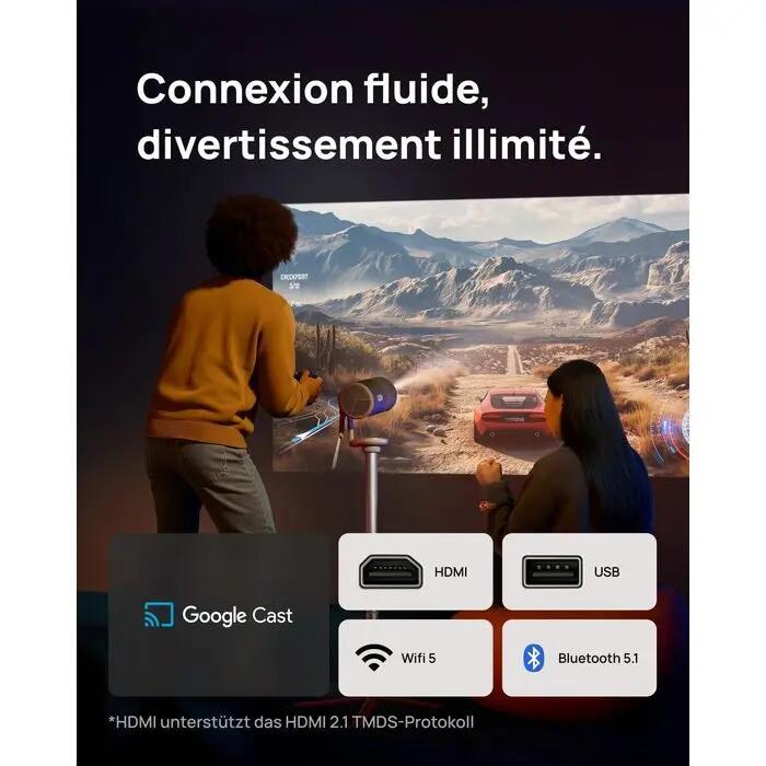 Vidéoprojecteur Portable  XGIMI MoGo 4 avec Trépied PowerBase 2/7