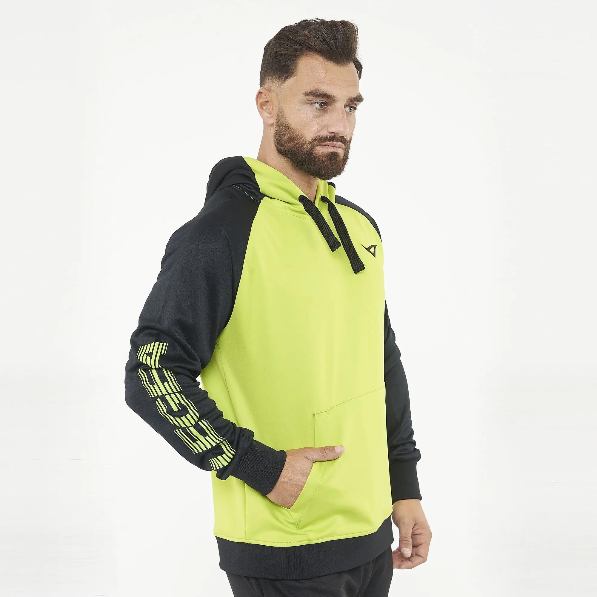 Tuta sportiva unisex Stored + Fiondo Verde lime / Nero 8/8