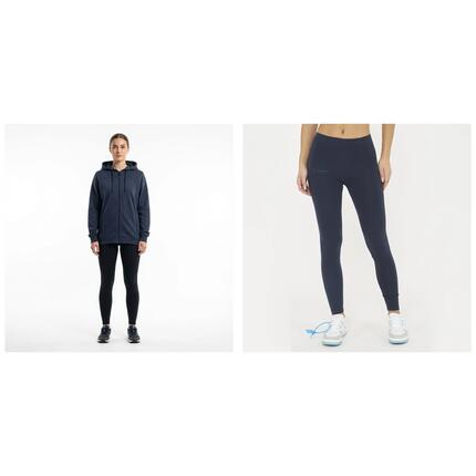 Ensemble sweat et legging femme Sail Oversize + Mavery Bleu marine
