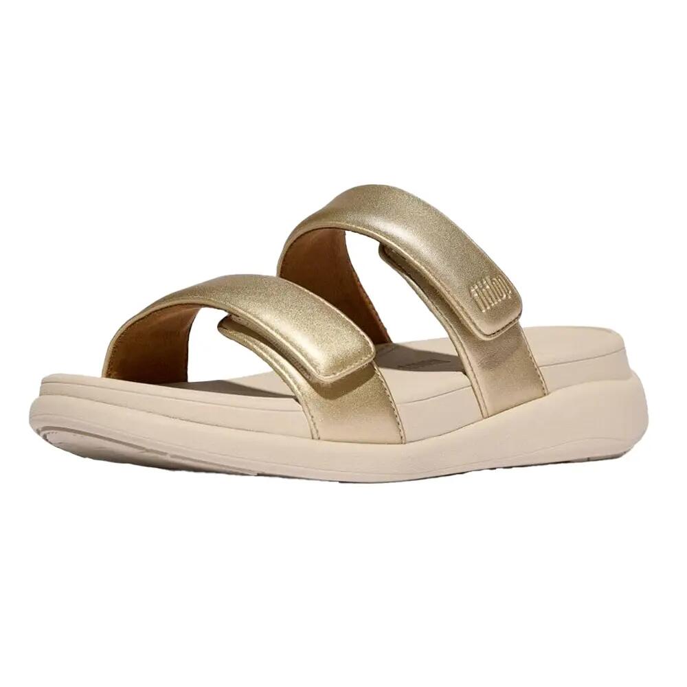 FMode verstelbare slippers met platte zool voor dames (Platino) 5/5
