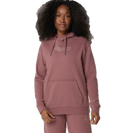 Sweat à capuche ASICS OTH femme coton mélangé, zip intégral, poches