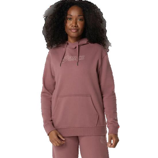 Sweat à capuche ASICS OTH femme coton mélangé, zip intégral, poches