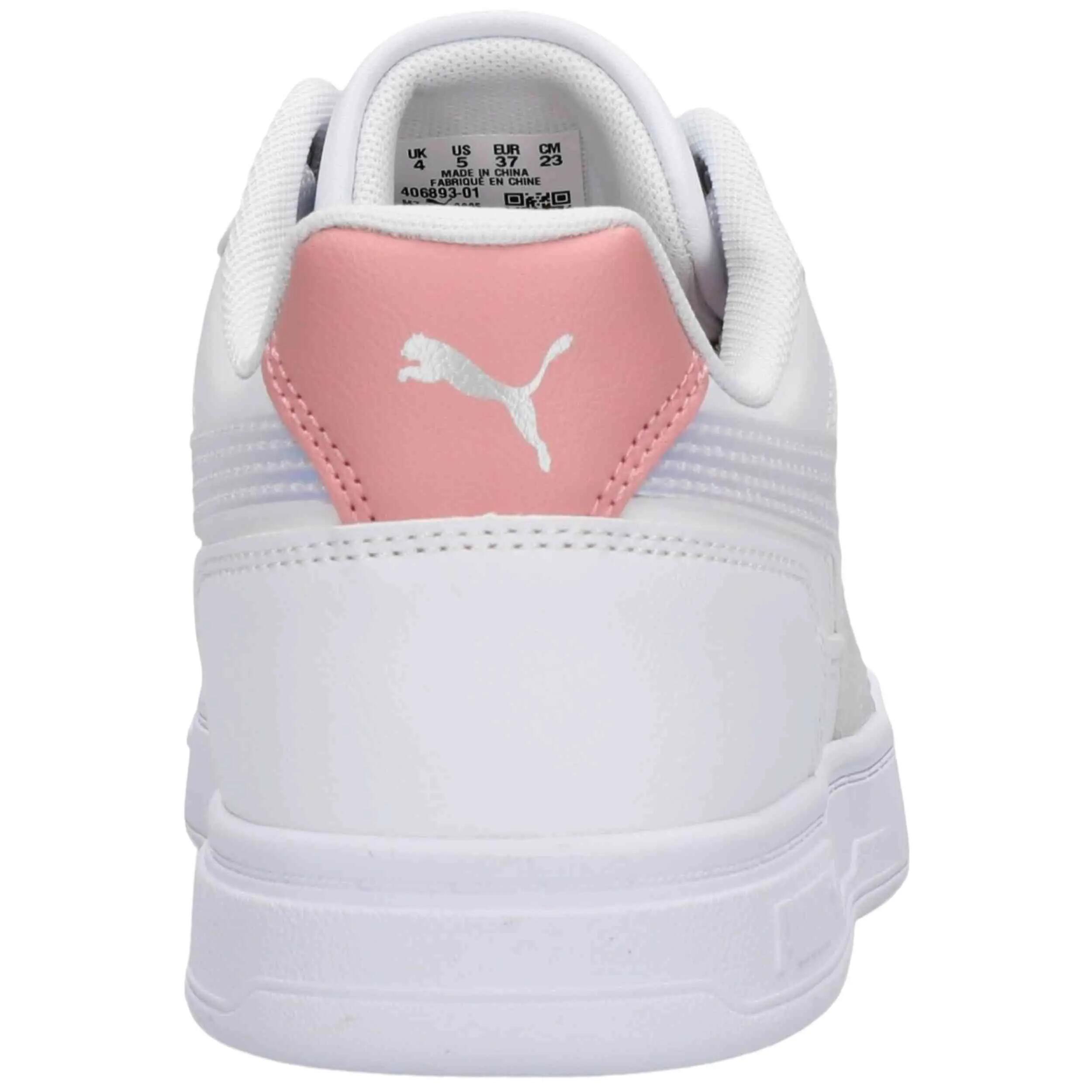 Schoen Puma model Caven III Holo 2.0 "Blanco-Rosa" voor unisex jongens 4/5