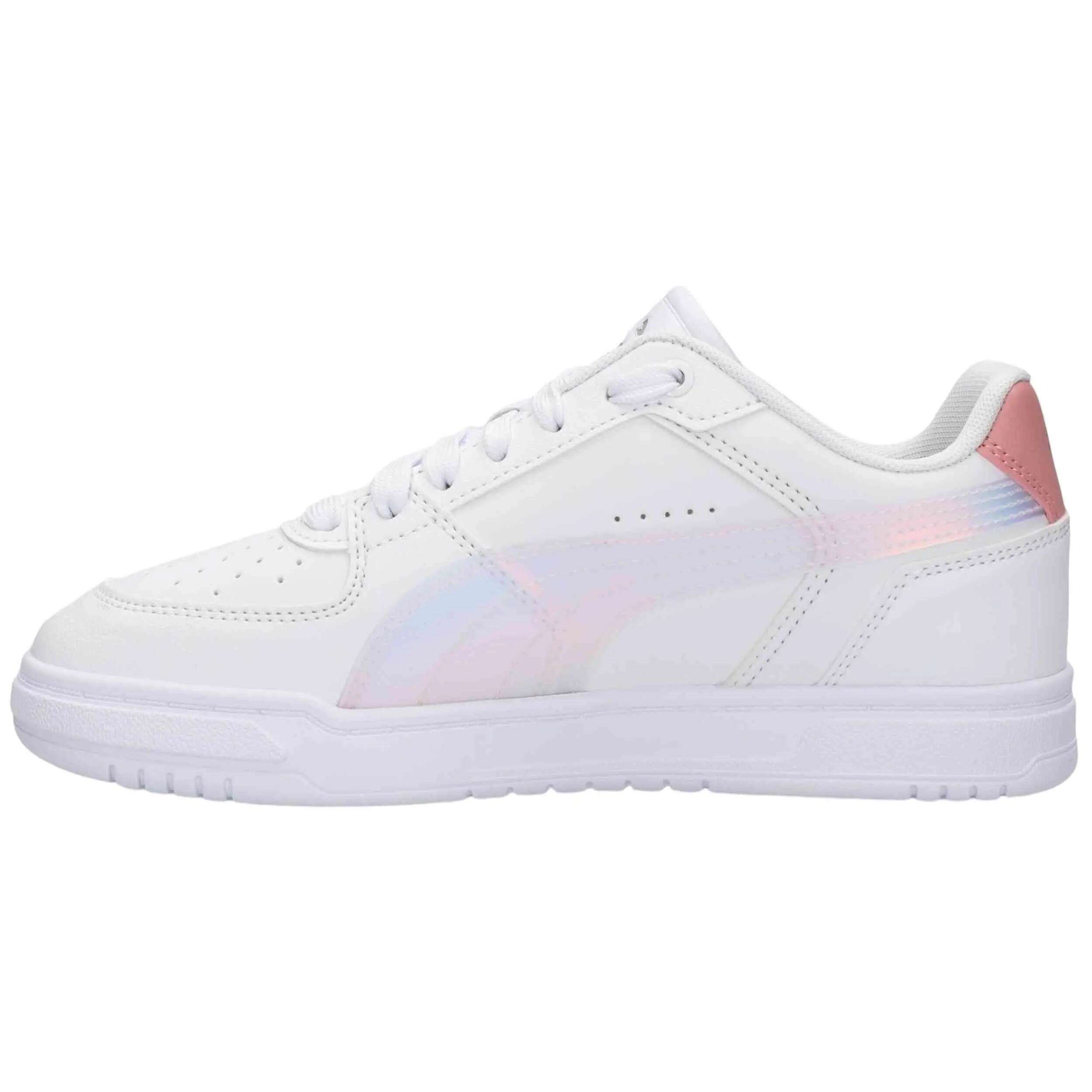 Schoen Puma model Caven III Holo 2.0 "Blanco-Rosa" voor unisex jongens 3/5