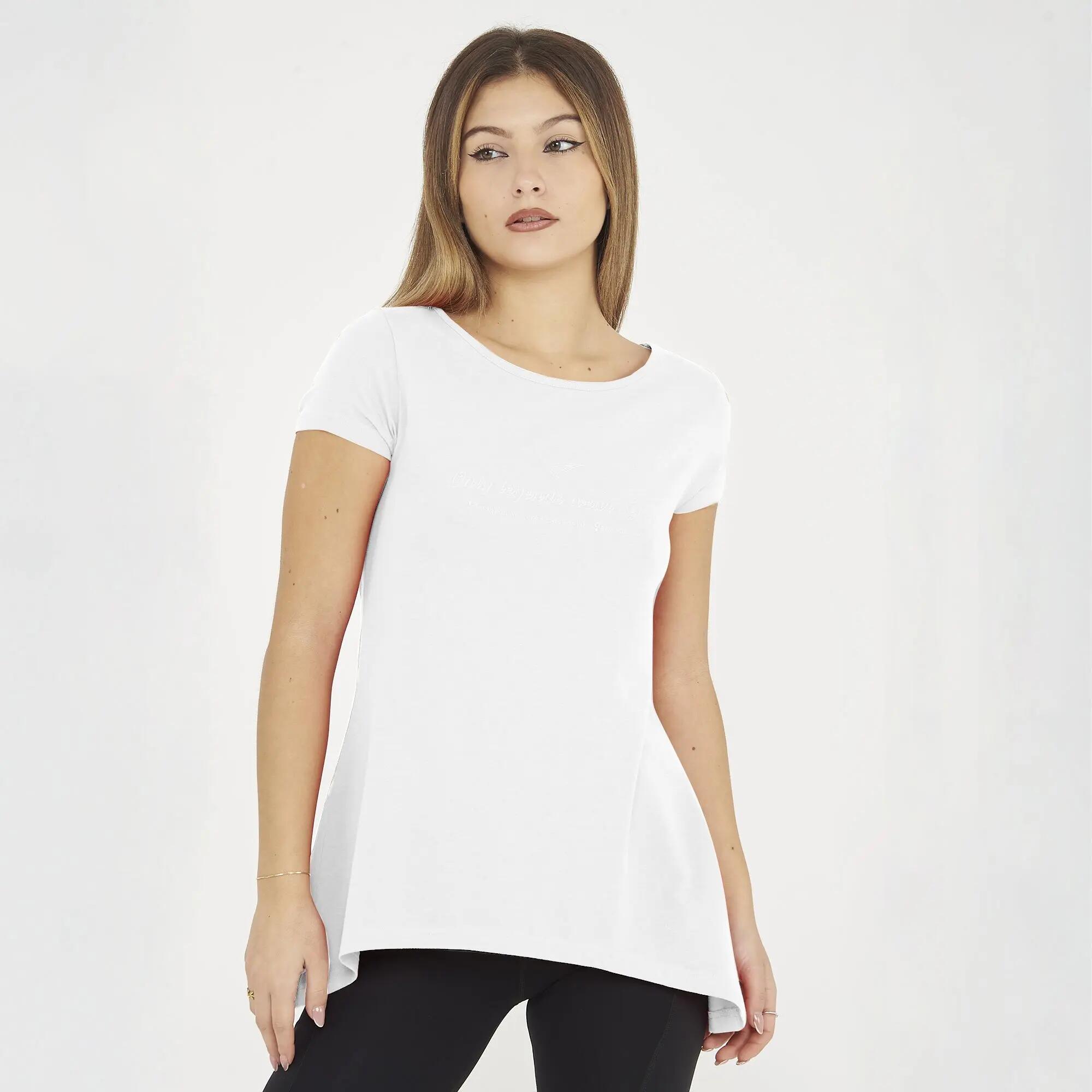 Completo t-shirt e leggings donna Callisto + Vexen Bianco / Amarena 2/8
