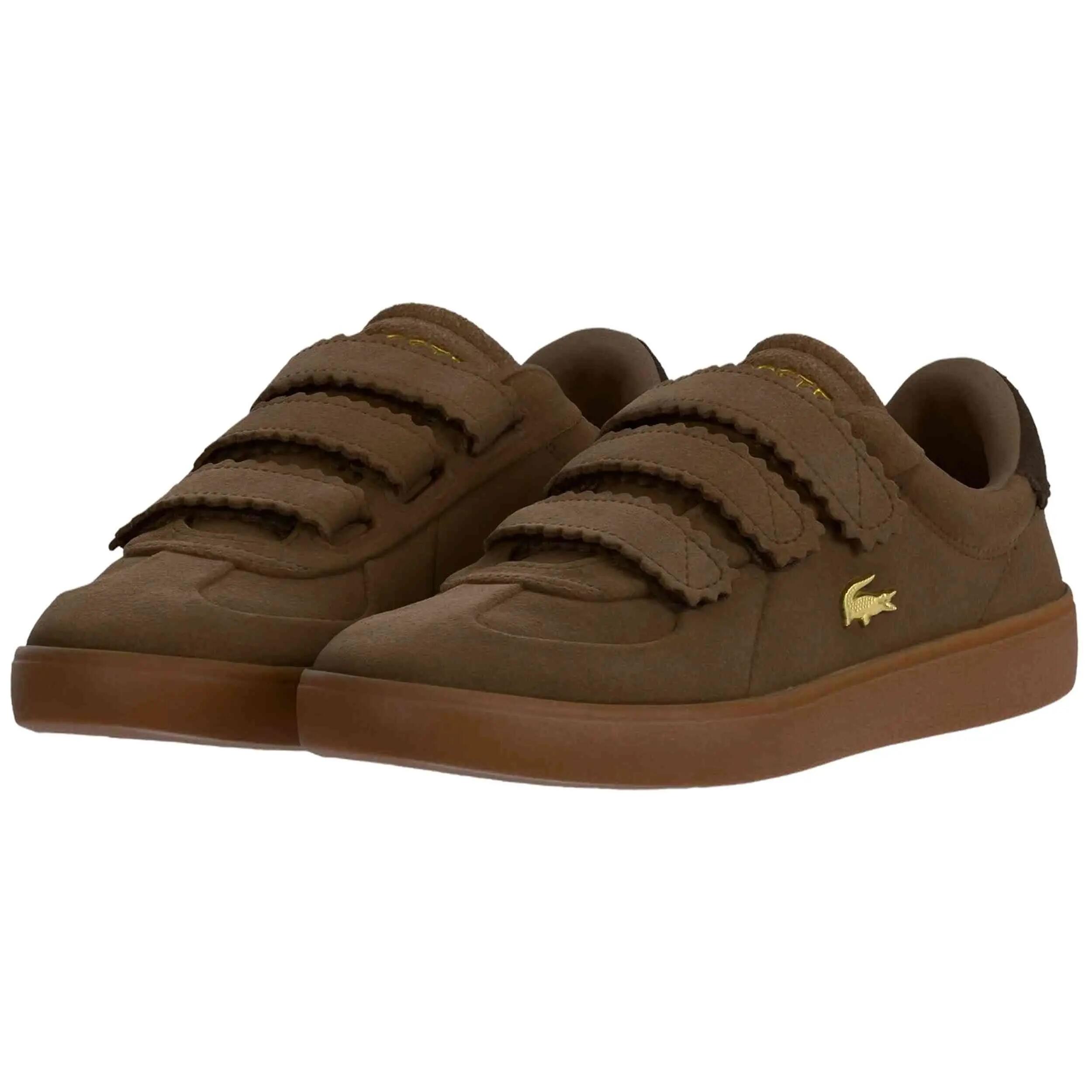 Zapatillas Lacoste modelo Baseshot Pro Strap "BRW/GUM" para mujer 2/4