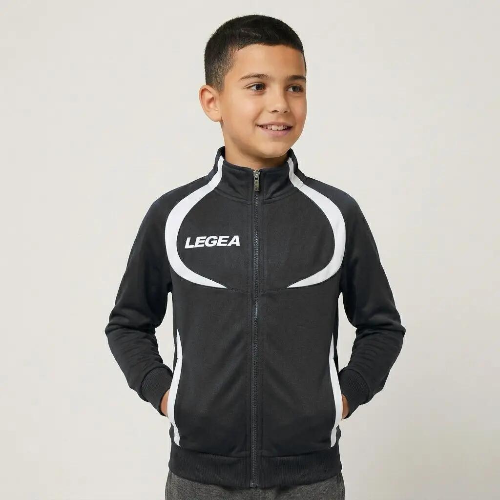 Kids' Tracksuit Singapore + Tokyo Black / White 2/8