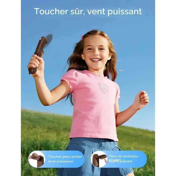 Ventilateur portable LIFE8 PLUS 4500 MAh Marron 2/6