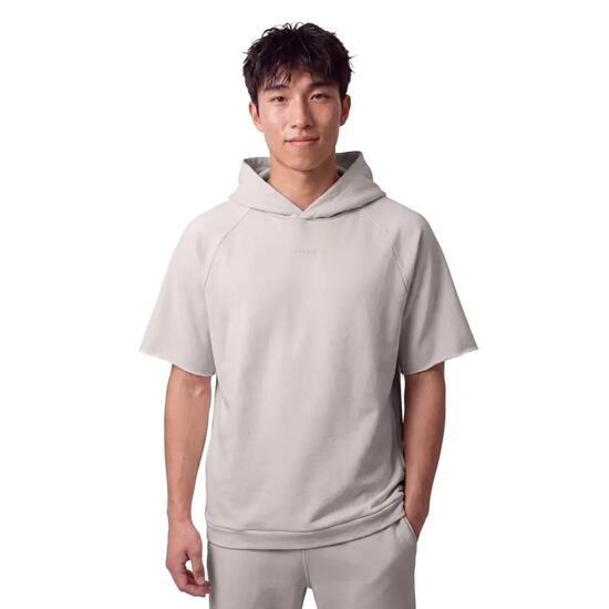 Sweat à capuche sport manches courtes homme Kirov Gray Gris