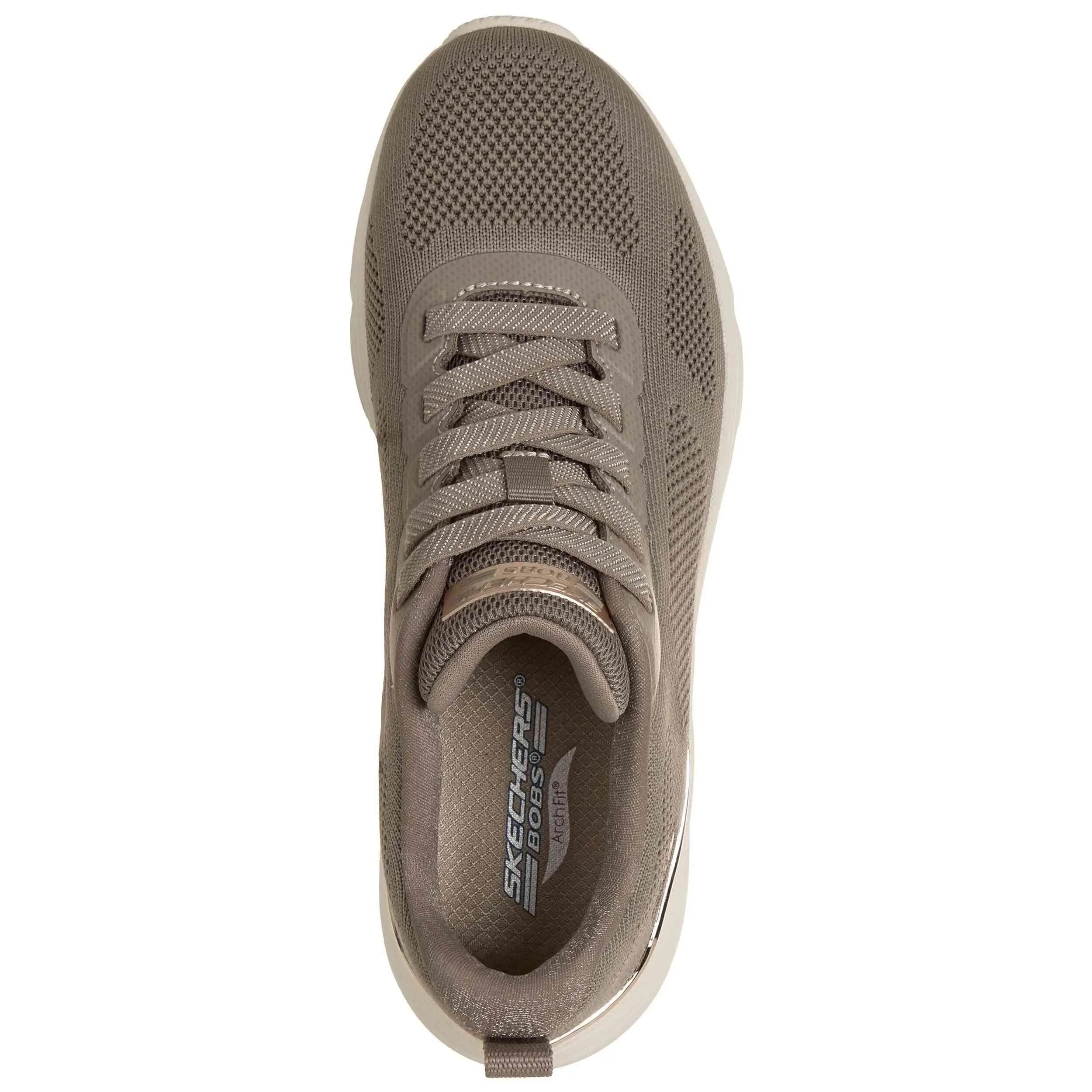 Zapatillas Skechers modelo BOBS Sport Arch Fit Elev8 "Dark Taupe" para mujer 4/5