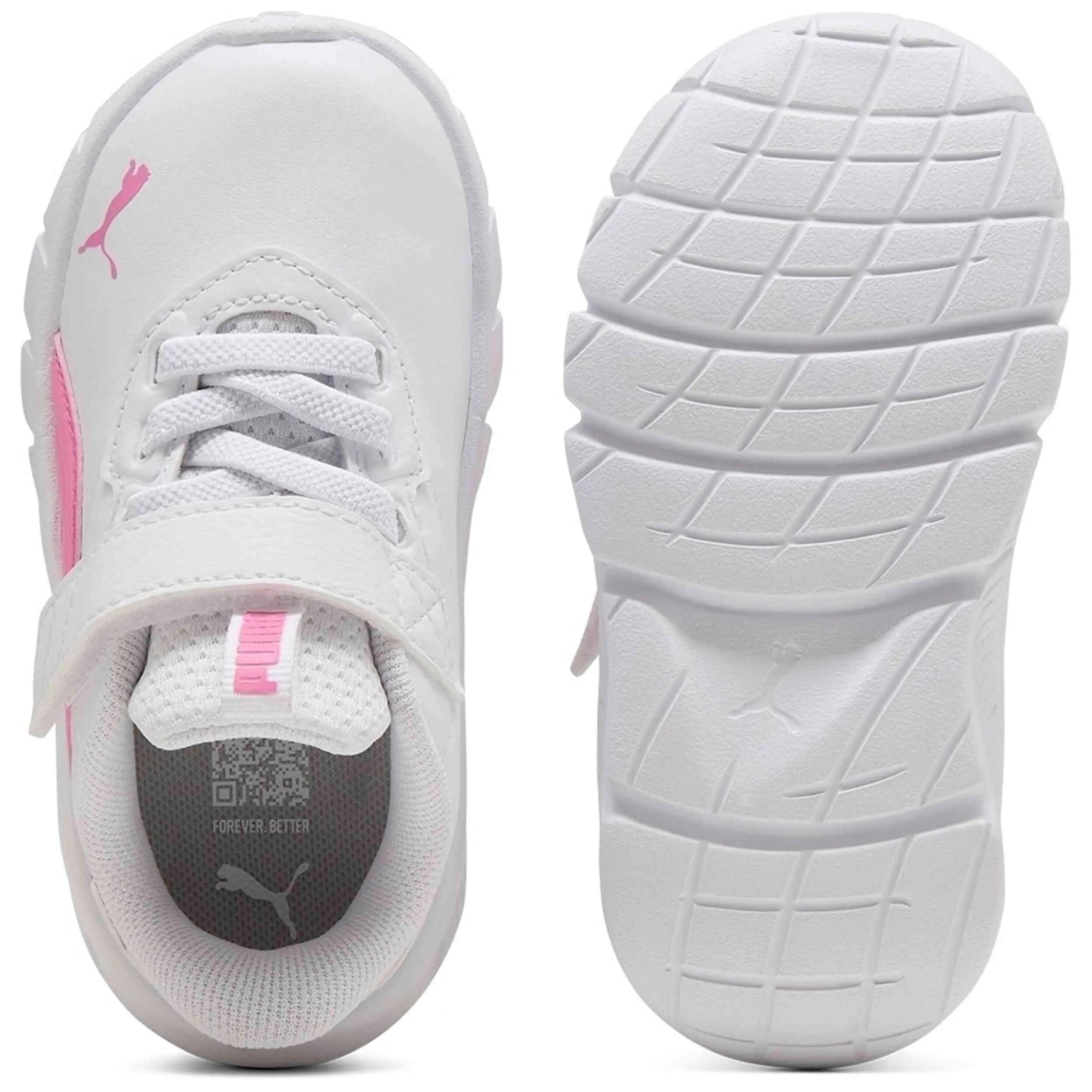 Sapatilhas Puma modelo Flexfocus Modern SL AC+ Inf "White- para crianças unissex 4/4