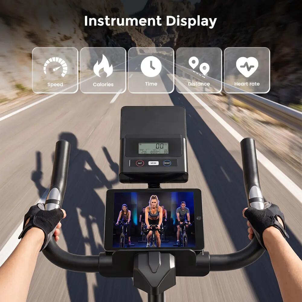 Vélo d'appartement QK118 pour salle de sport à domicile avec entraînement par co 4/7