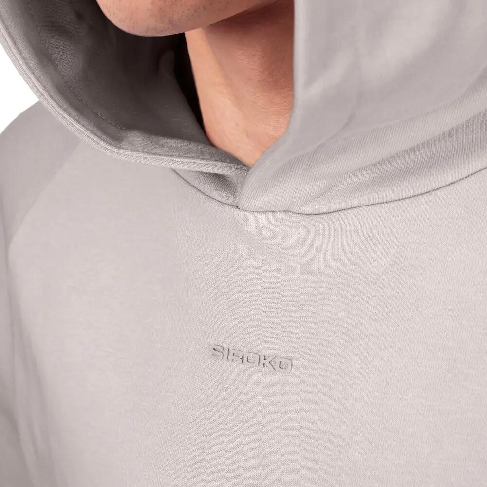 Sweat à capuche sport manches courtes homme Kirov Gray Gris 4/8