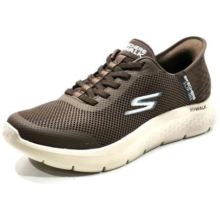 Baskets Skechers modèle Slip-ins: GO WALK Flex - Hands Up "Chocolate" pour homme