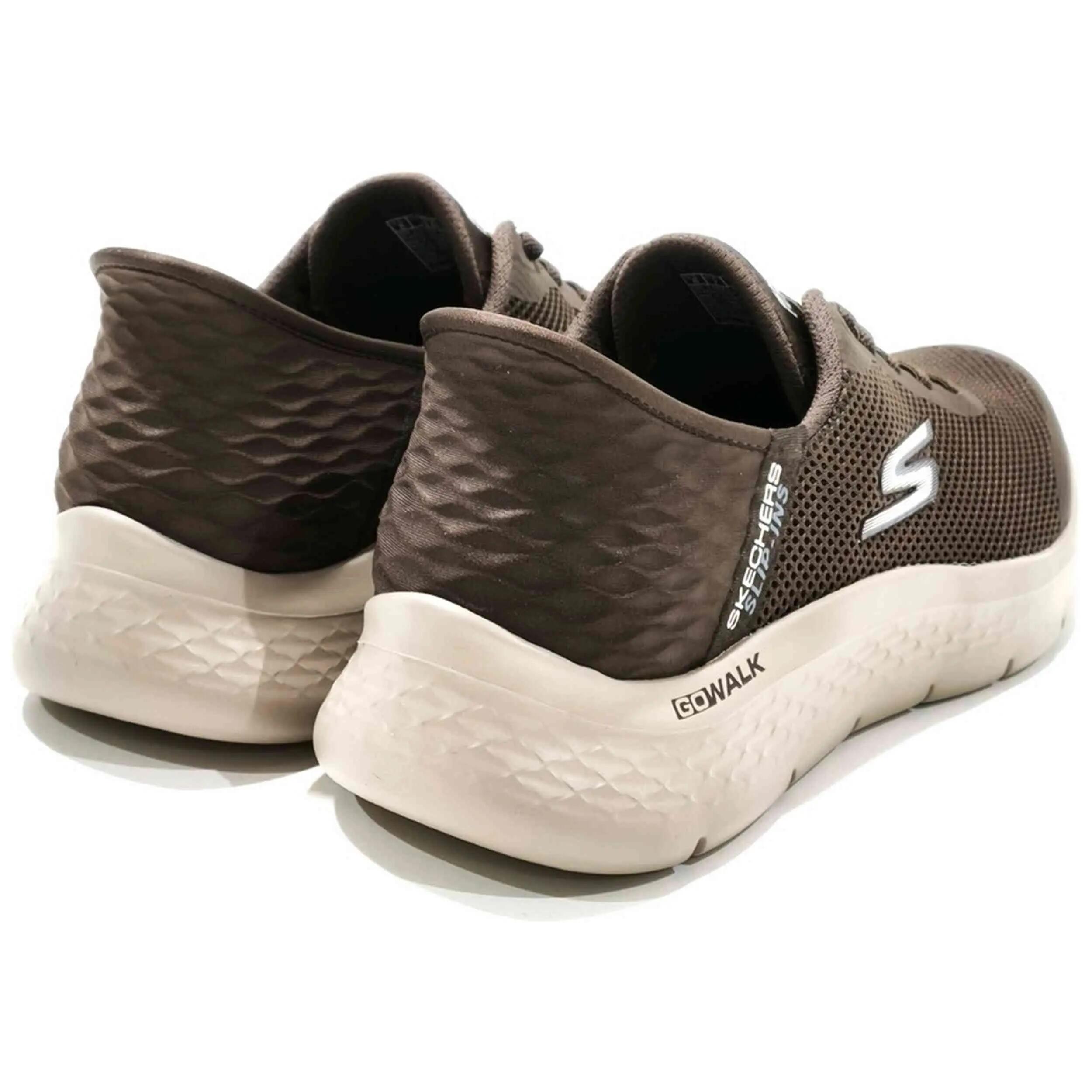 Zapatillas Skechers modelo Slip-ins: GO WALK Flex - Hands Up "Chocol para hombre 3/5