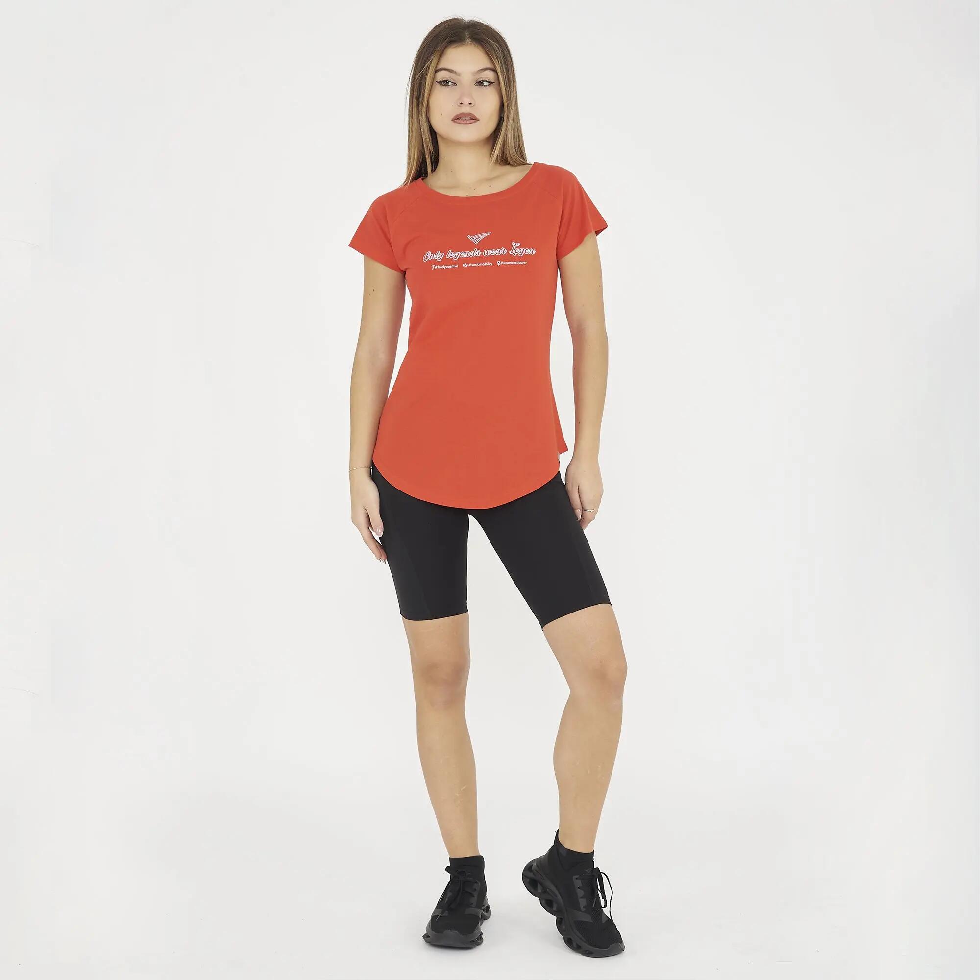 Completo t-shirt e leggings donna Cillene + Levery Corallo / Nero 6/8