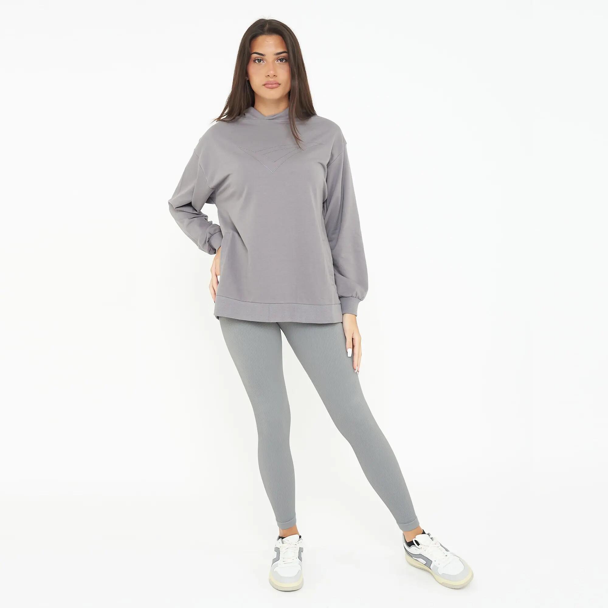 Women's Sweatshirt and leggings set F Loosy + Mavery Dark grey / Navy 6/8